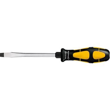Slotted screwdriver with striking cap type 6261